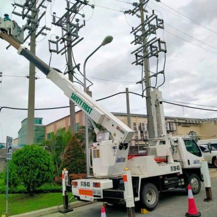 Distribution System Pole Erection